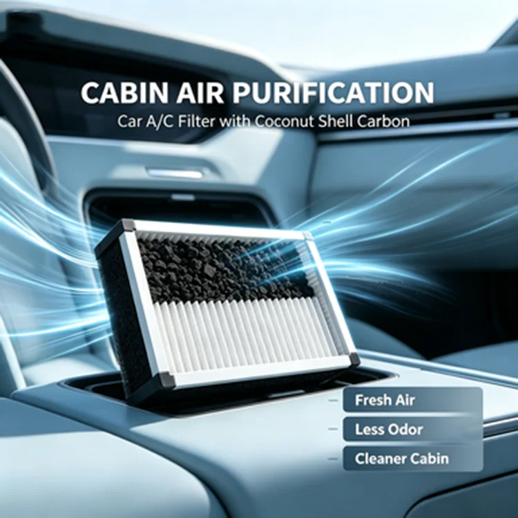 Car Air Filter Activated Carbon Stratum